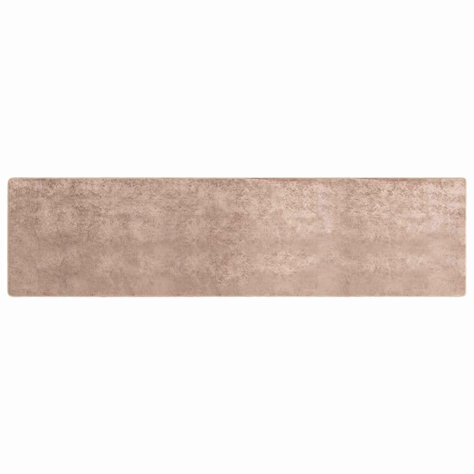 Runner Tappeto MARSA Sabbia 50 x 450 cm Poliestere e PVC