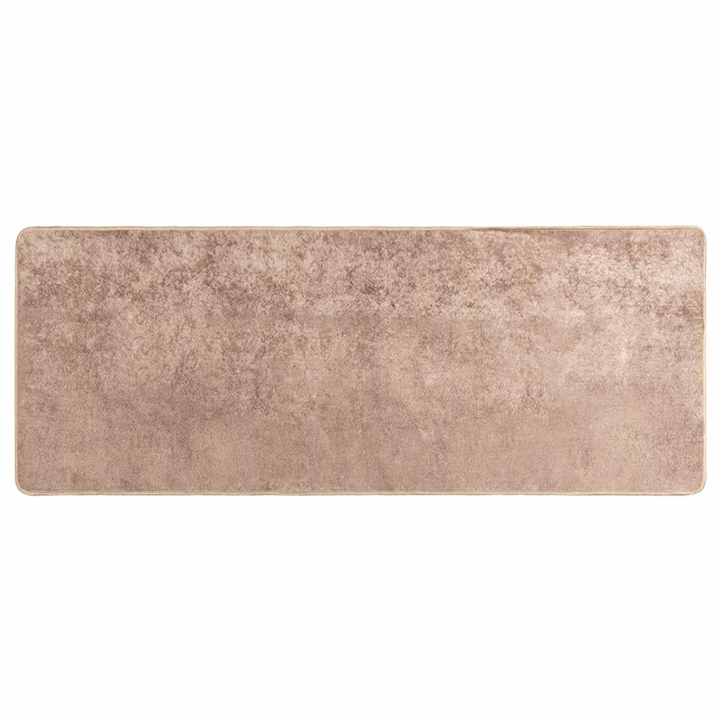 Runner Tappeto MARSA Sabbia 80 x 200 cm Poliestere e PVC