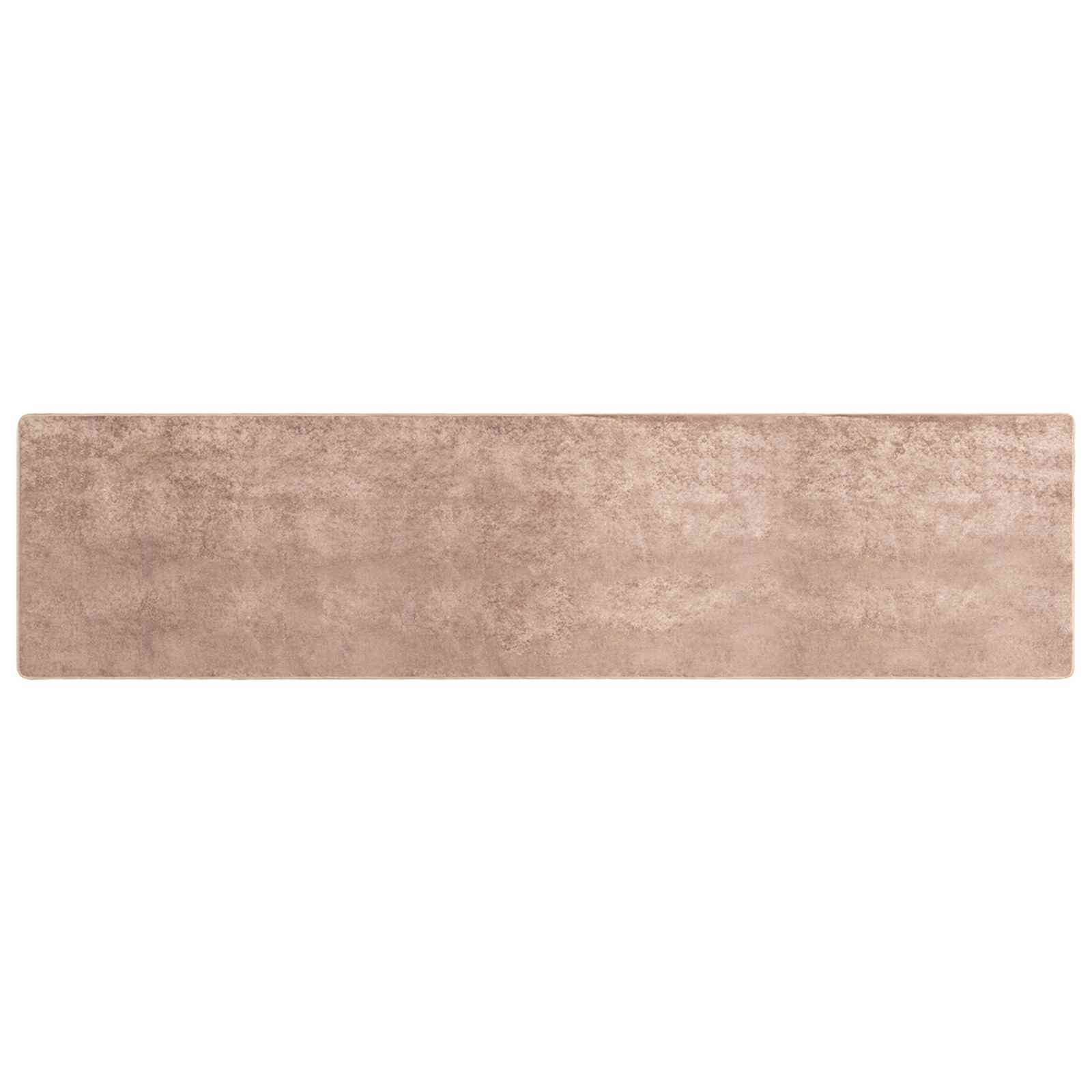 Runner Tappeto MARSA Sabbia 80 x 400 cm Poliestere e PVC