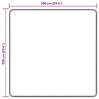 Runner Tappeto MARSA Sabbia 100 x 100 cm Poliestere e PVC