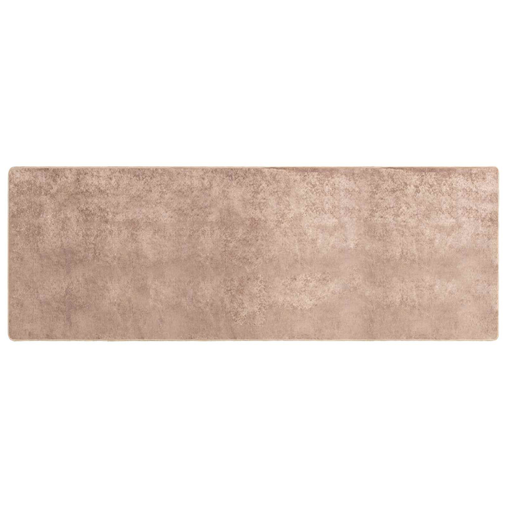 Runner Tappeto MARSA Sabbia 100 x 250 cm Poliestere e PVC