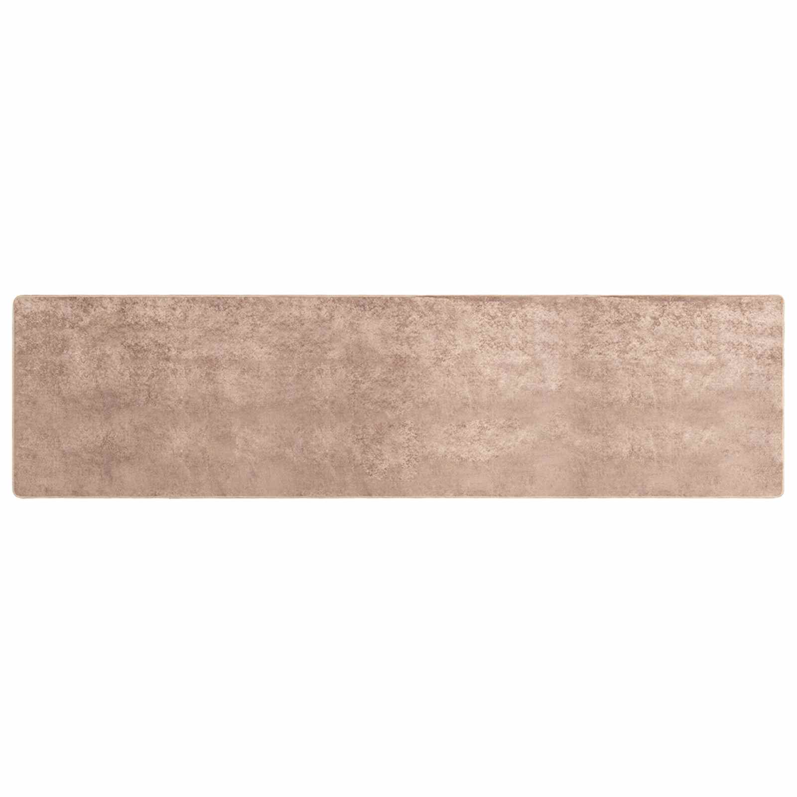 Runner Tappeto MARSA Sabbia 100 x 450 cm Poliestere e PVC
