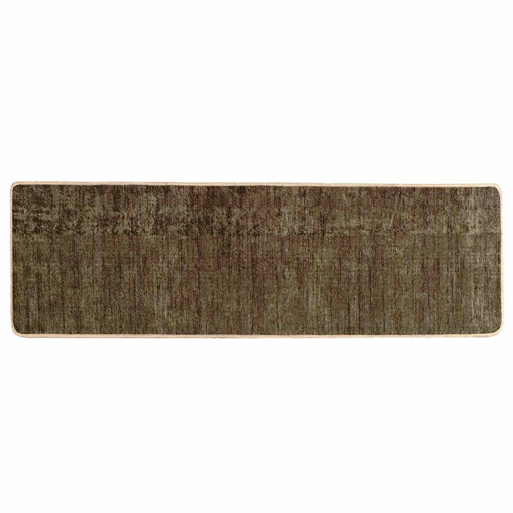 Runner Tappeto MARSA Verde Foresta 50 x 150 cm Poliestere e PVC