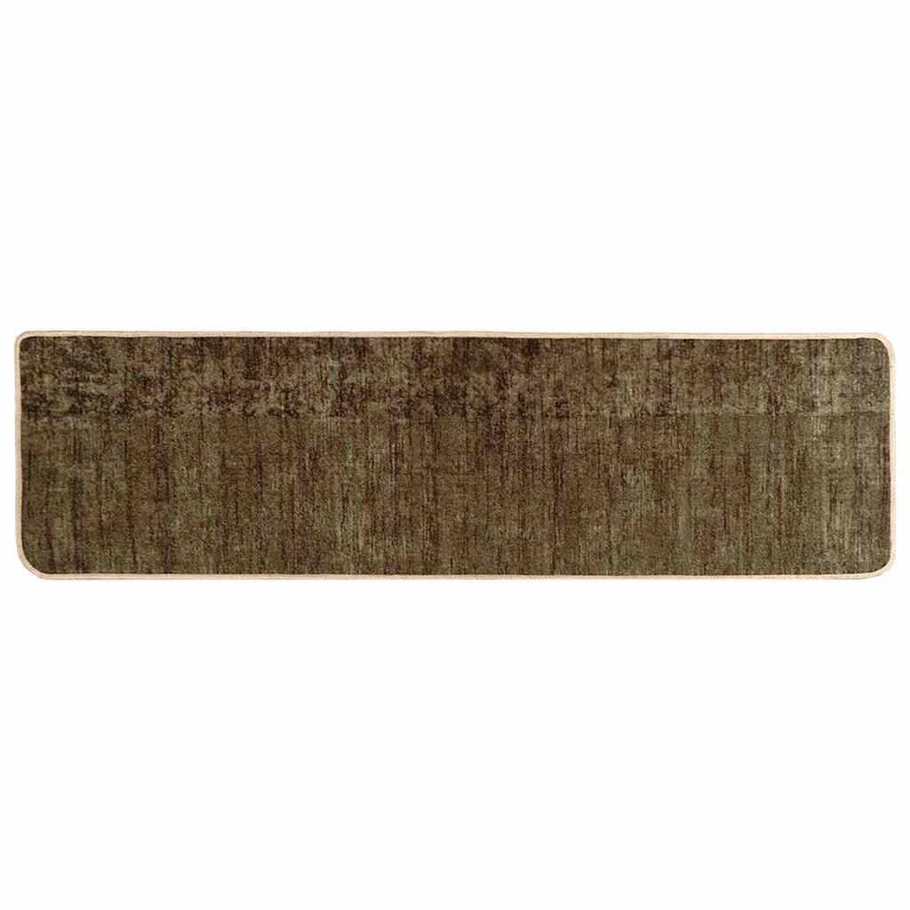 Runner Tappeto MARSA Verde Foresta 50 x 200 cm Poliestere e PVC