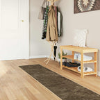 Runner Tappeto MARSA Verde Foresta 50 x 250 cm Poliestere e PVC