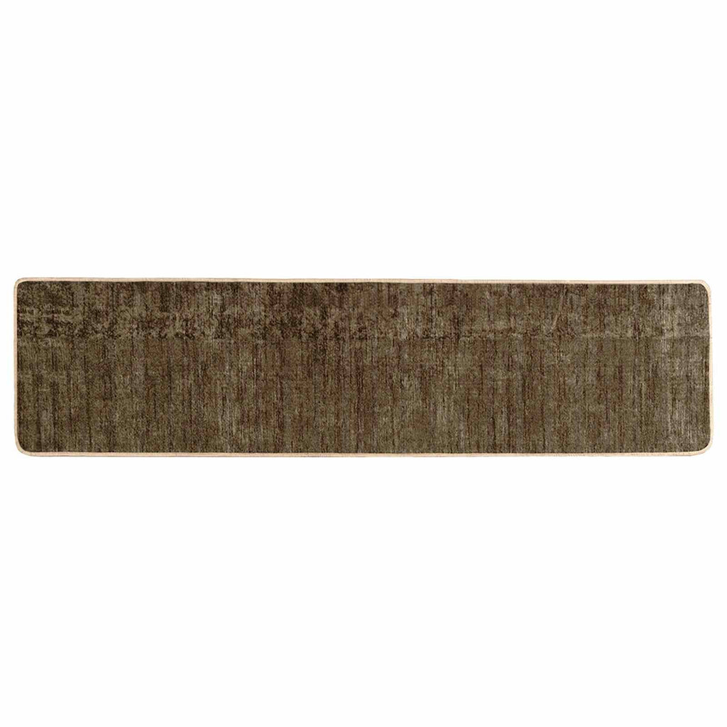 Runner Tappeto MARSA Verde Foresta 80 x 450 cm Poliestere e PVC