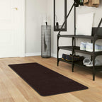 Runner Tappeto MARSA Antracite 50 x 150 cm Poliestere e PVC