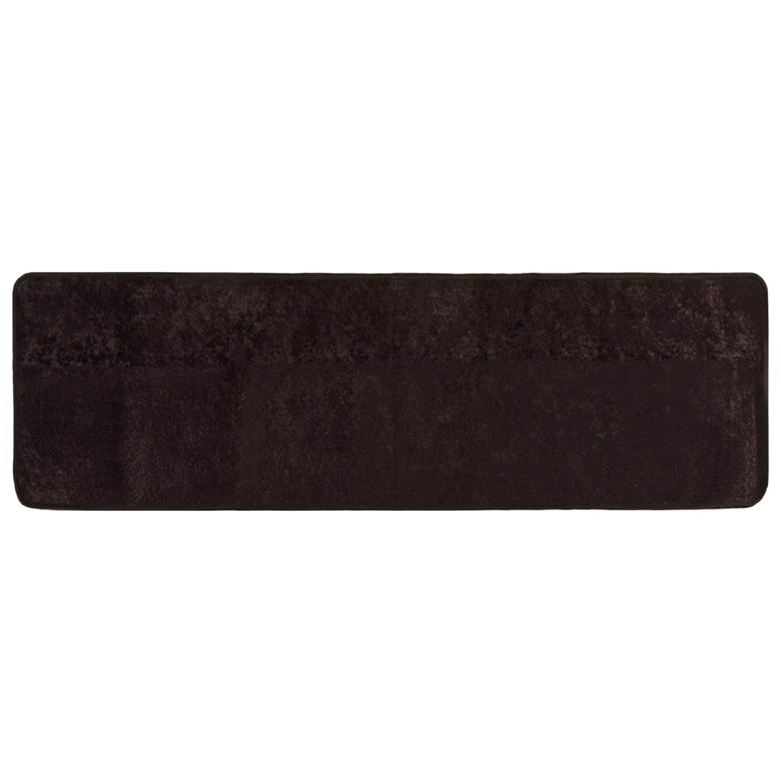 Runner Tappeto MARSA Antracite 50 x 150 cm Poliestere e PVC