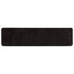 Runner Tappeto MARSA Antracite 50 x 250 cm Poliestere e PVC