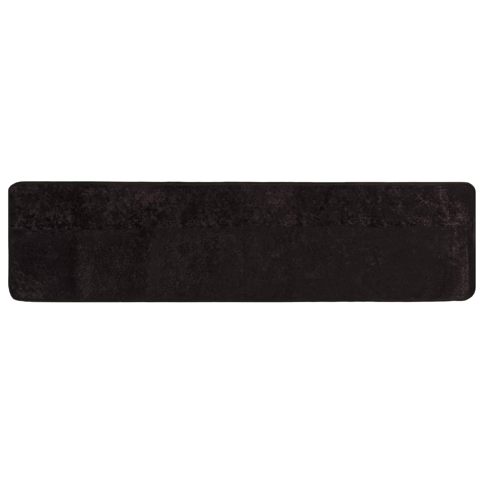 Runner Tappeto MARSA Antracite 50 x 250 cm Poliestere e PVC