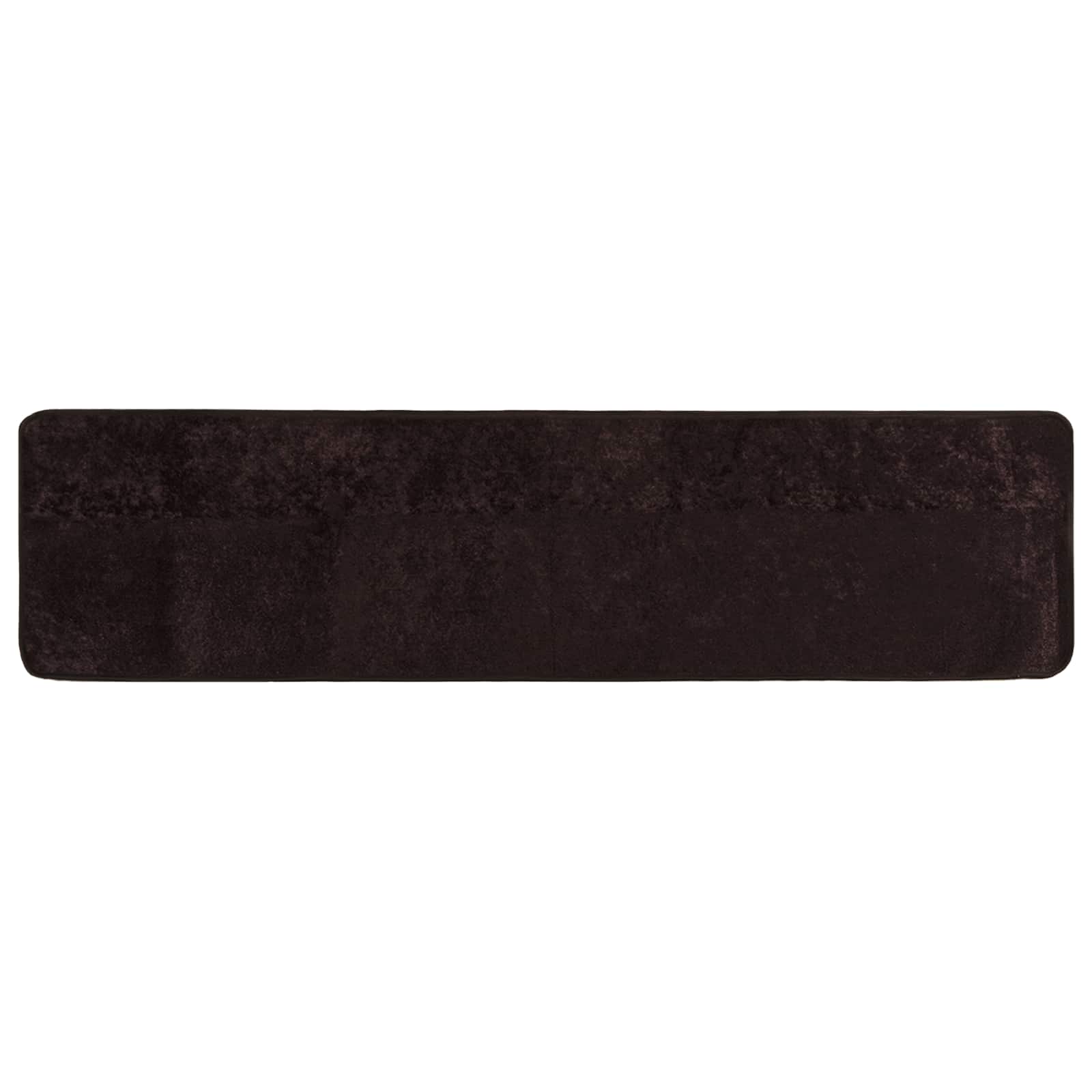 Runner Tappeto MARSA Antracite 50 x 300 cm Poliestere e PVC