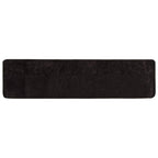 Runner Tappeto MARSA Antracite 50 x 350 cm Poliestere e PVC