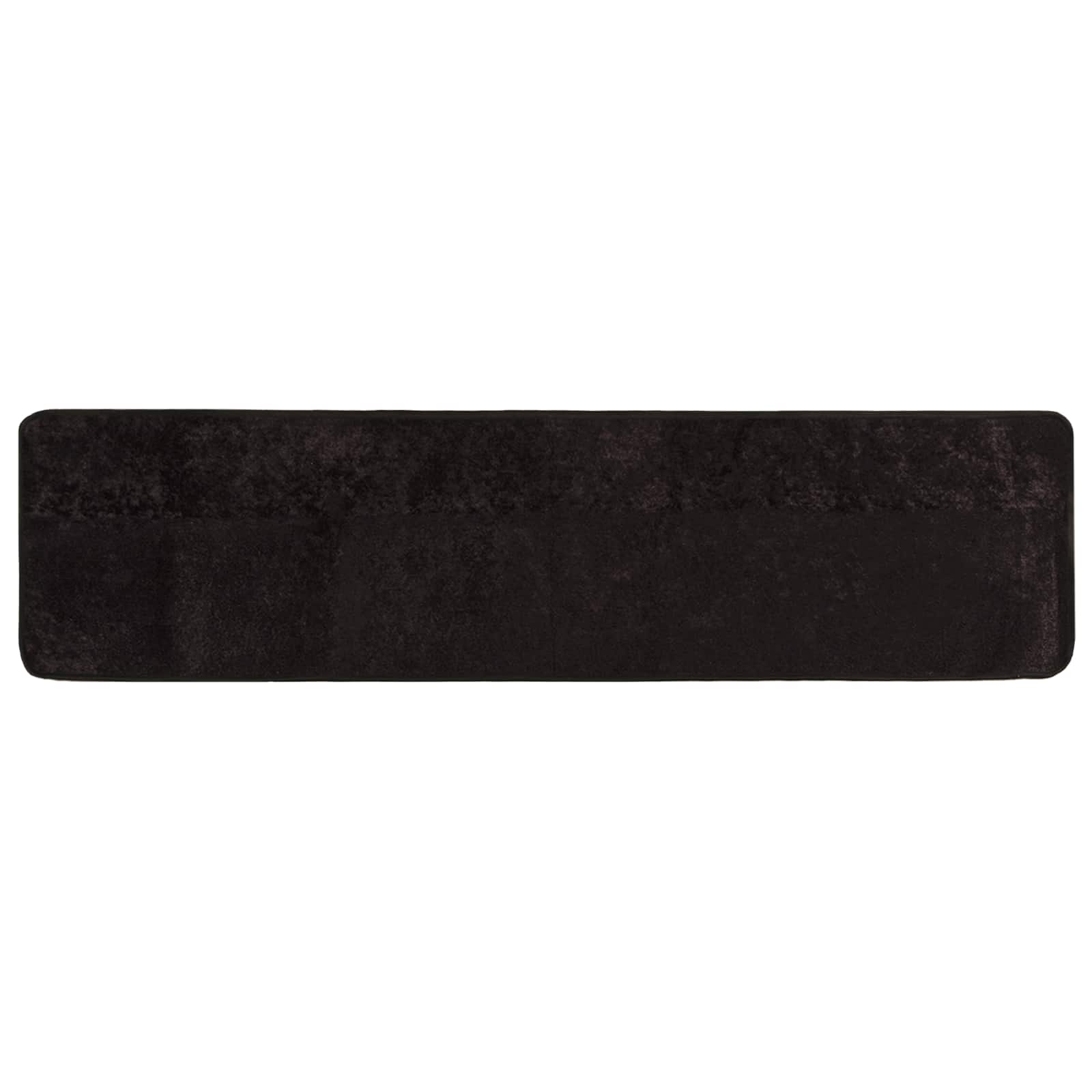 Runner Tappeto MARSA Antracite 50 x 350 cm Poliestere e PVC