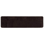 Runner Tappeto MARSA Antracite 80 x 350 cm Poliestere e PVC