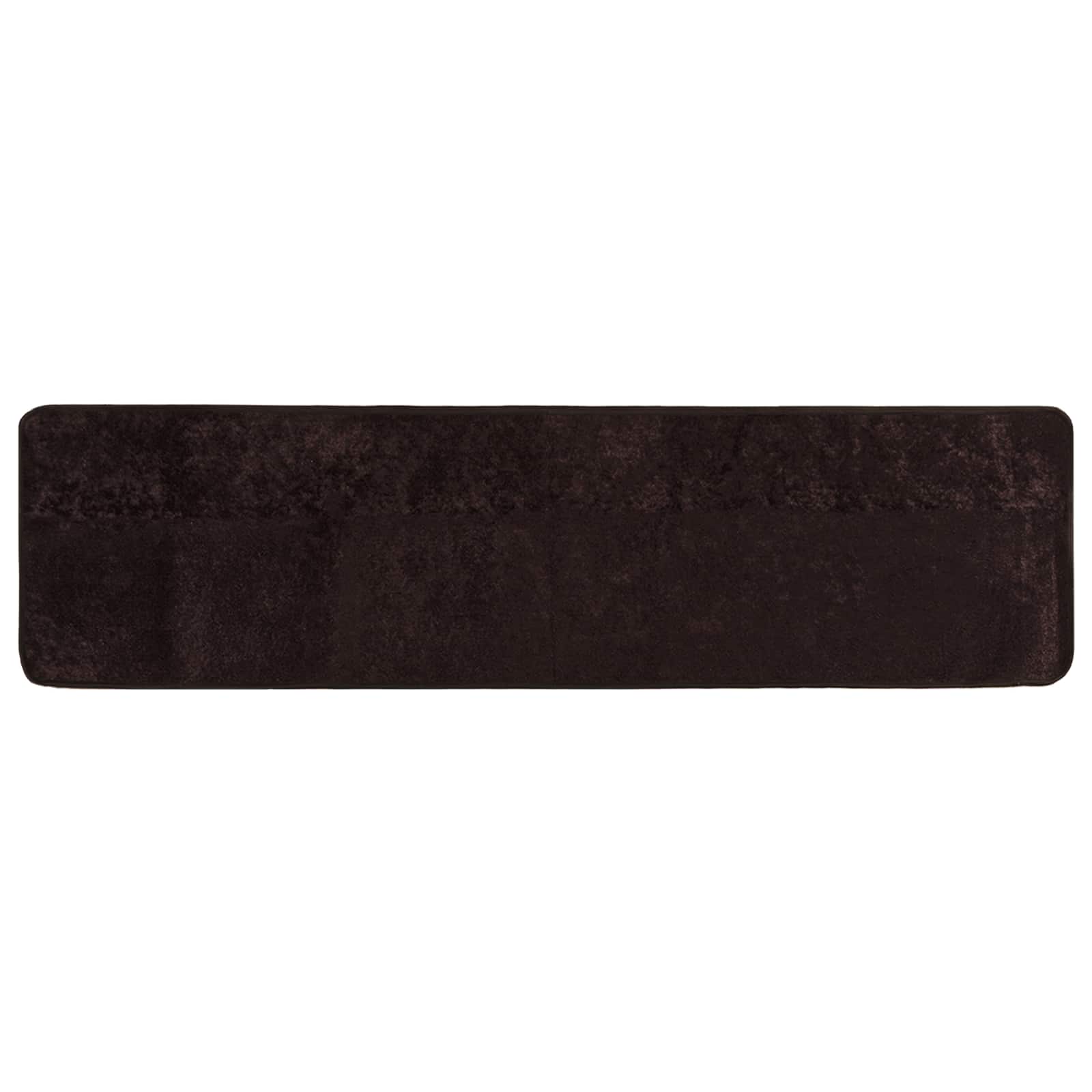 Runner Tappeto MARSA Antracite 80 x 350 cm Poliestere e PVC