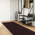 Runner Tappeto MARSA Antracite 80 x 400 cm Poliestere e PVC