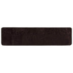 Runner Tappeto MARSA Antracite 80 x 400 cm Poliestere e PVC