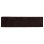 Runner Tappeto MARSA Antracite 80 x 450 cm Poliestere e PVC