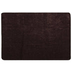 Runner Tappeto MARSA Antracite 100 x 150 cm Poliestere e PVC
