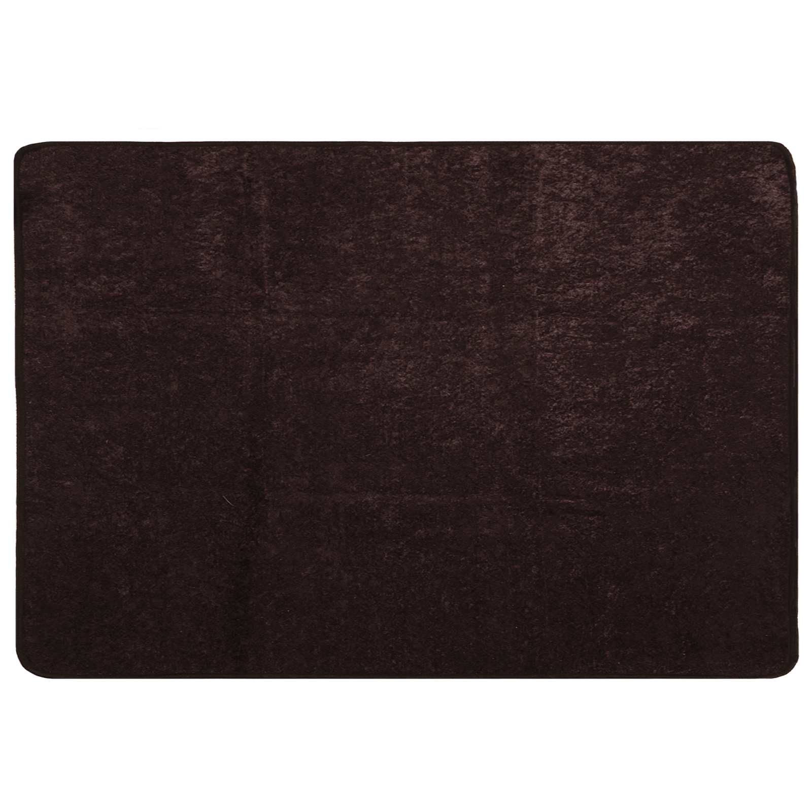 Runner Tappeto MARSA Antracite 100 x 150 cm Poliestere e PVC