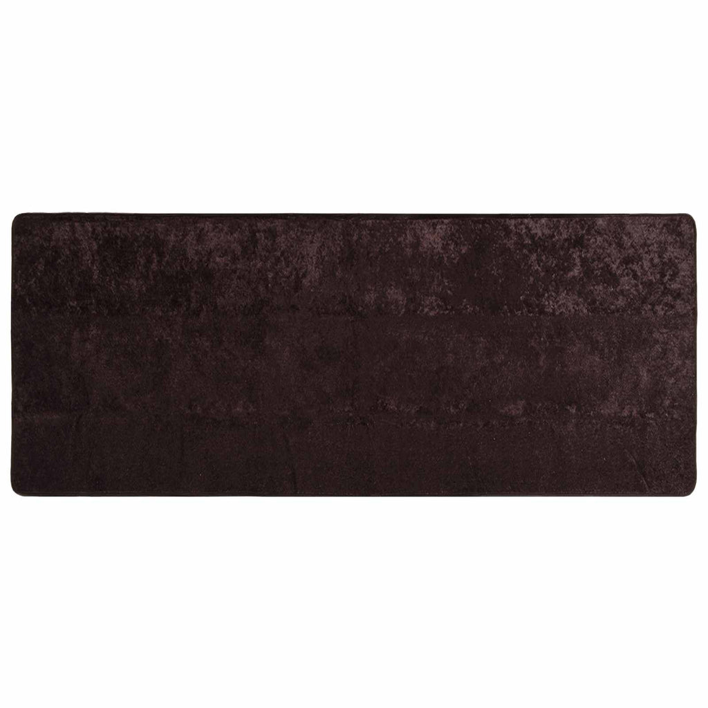 Runner Tappeto MARSA Antracite 100 x 200 cm Poliestere e PVC