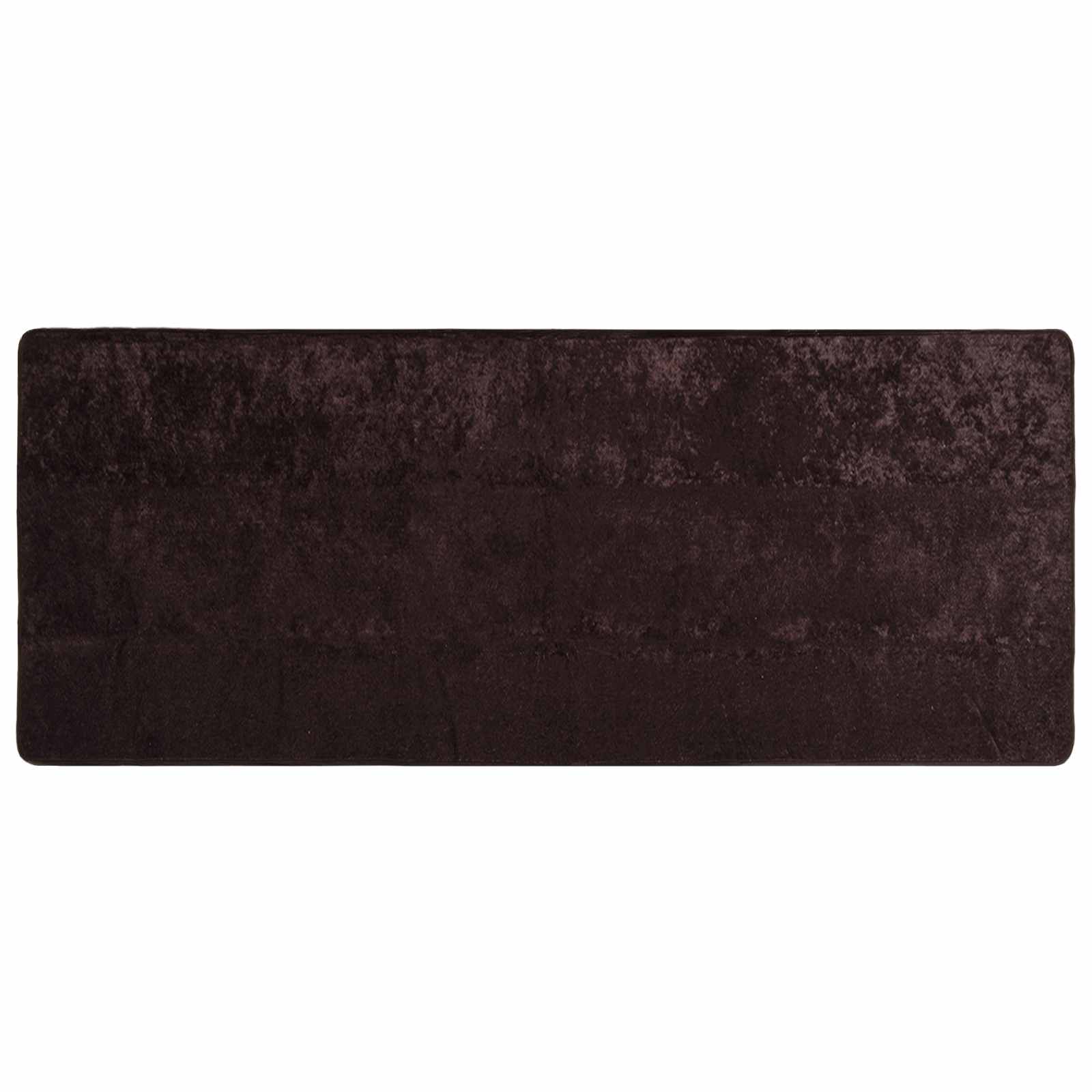 Runner Tappeto MARSA Antracite 100 x 200 cm Poliestere e PVC