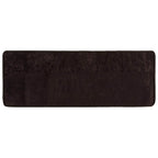 Runner Tappeto MARSA Antracite 100 x 250 cm Poliestere e PVC