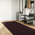 Runner Tappeto MARSA Antracite 100 x 300 cm Poliestere e PVC