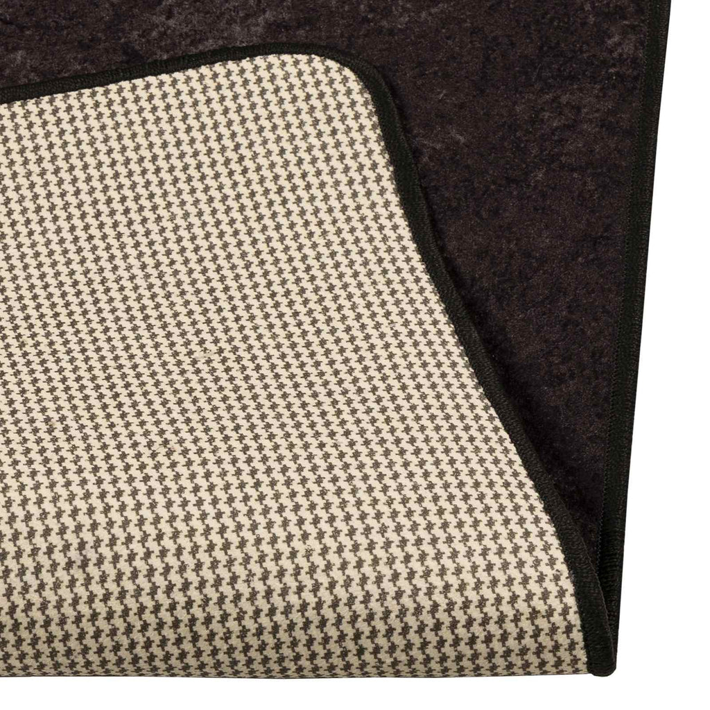 Runner Tappeto MARSA Antracite 100 x 350 cm Poliestere e PVC