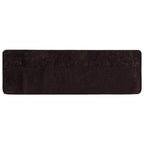 Runner Tappeto MARSA Antracite 100 x 350 cm Poliestere e PVC