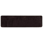 Runner Tappeto MARSA Antracite 100 x 400 cm Poliestere e PVC