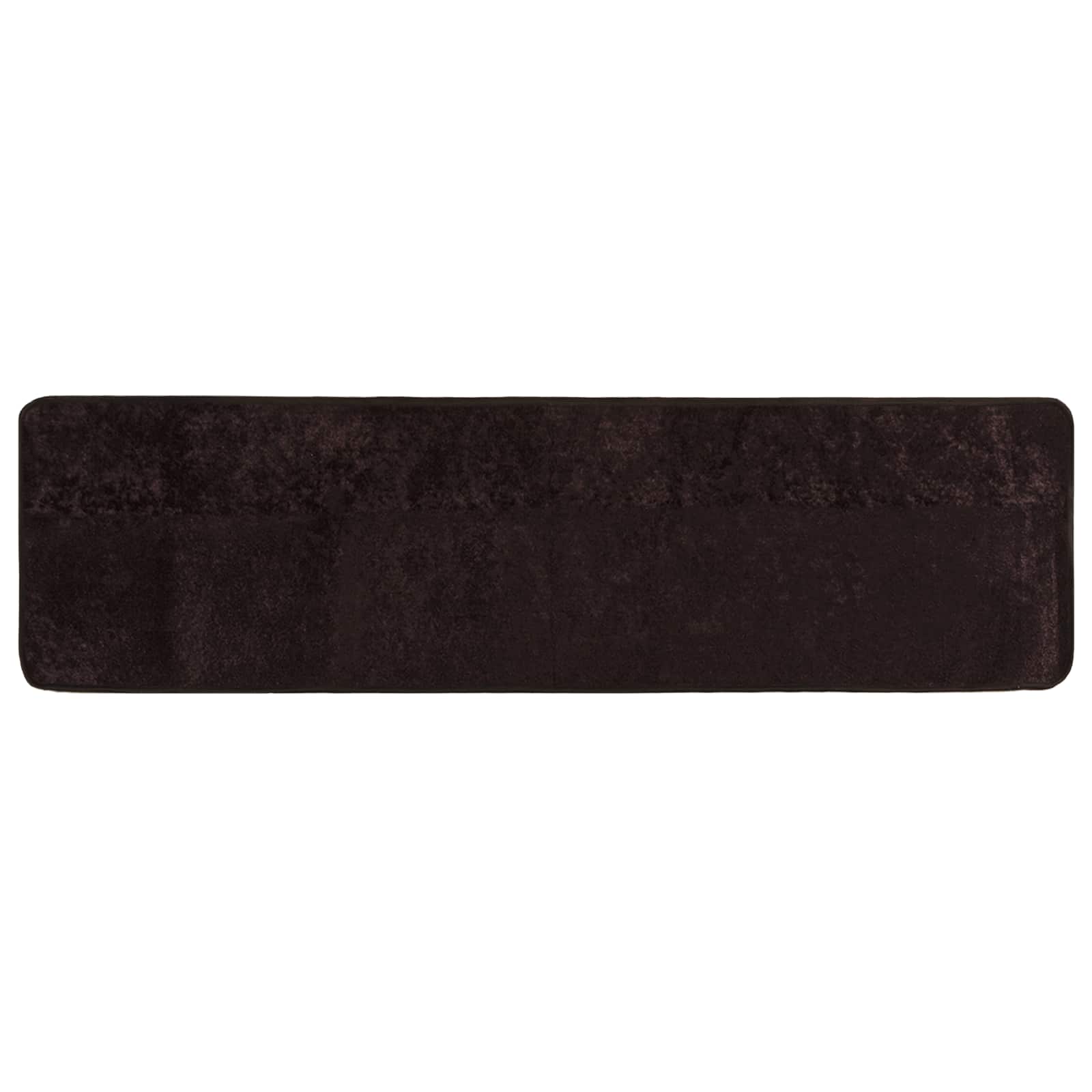 Runner Tappeto MARSA Antracite 100 x 400 cm Poliestere e PVC