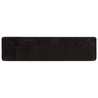 Runner Tappeto MARSA Antracite 100 x 450 cm Poliestere e PVC
