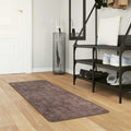 Runner Tappeto MARSA Grigio 50 x 100 cm Poliestere e PVC