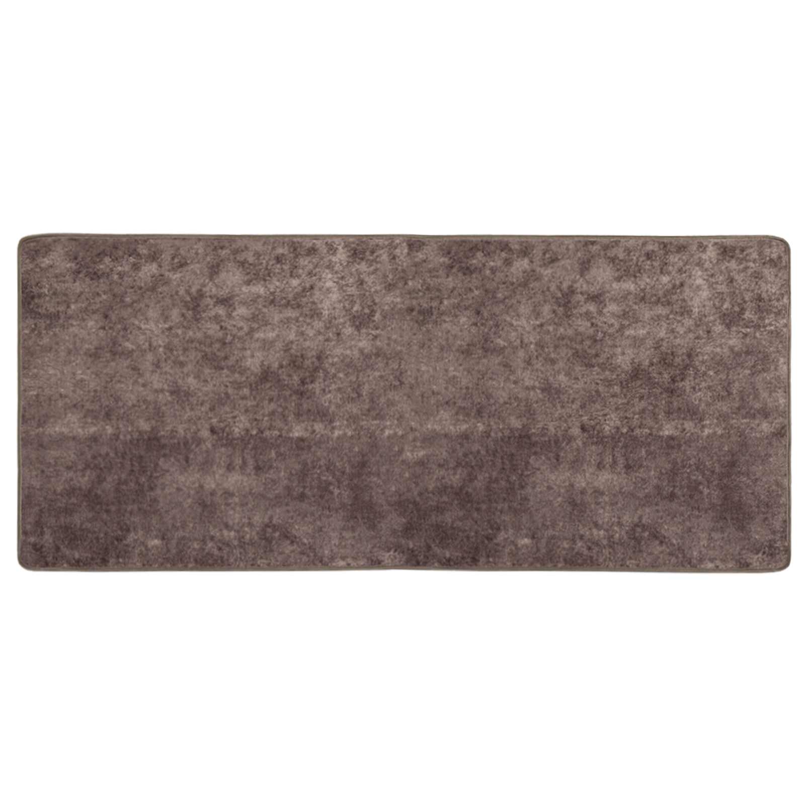 Runner Tappeto MARSA Grigio 50 x 100 cm Poliestere e PVC