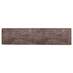 Runner Tappeto MARSA Grigio 50 x 300 cm Poliestere e PVC