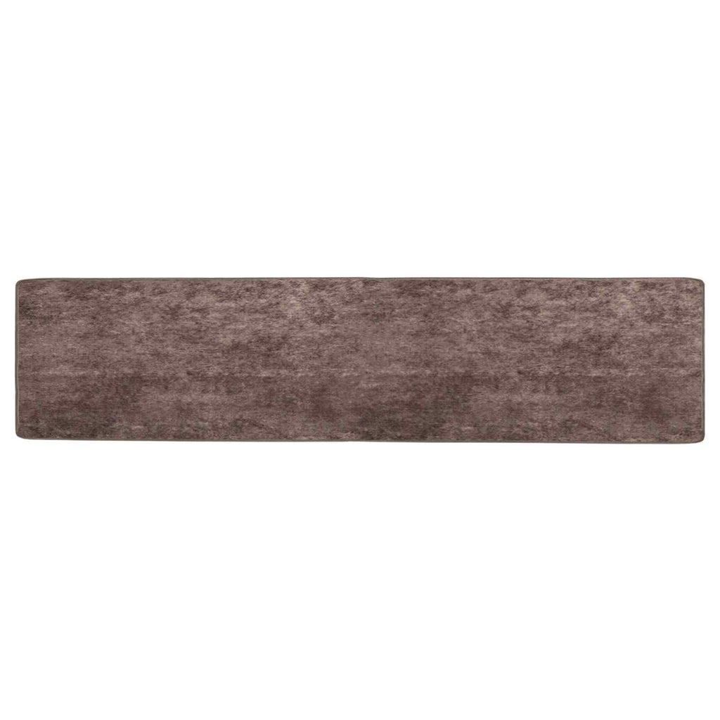 Runner Tappeto MARSA Grigio 50 x 350 cm Poliestere e PVC