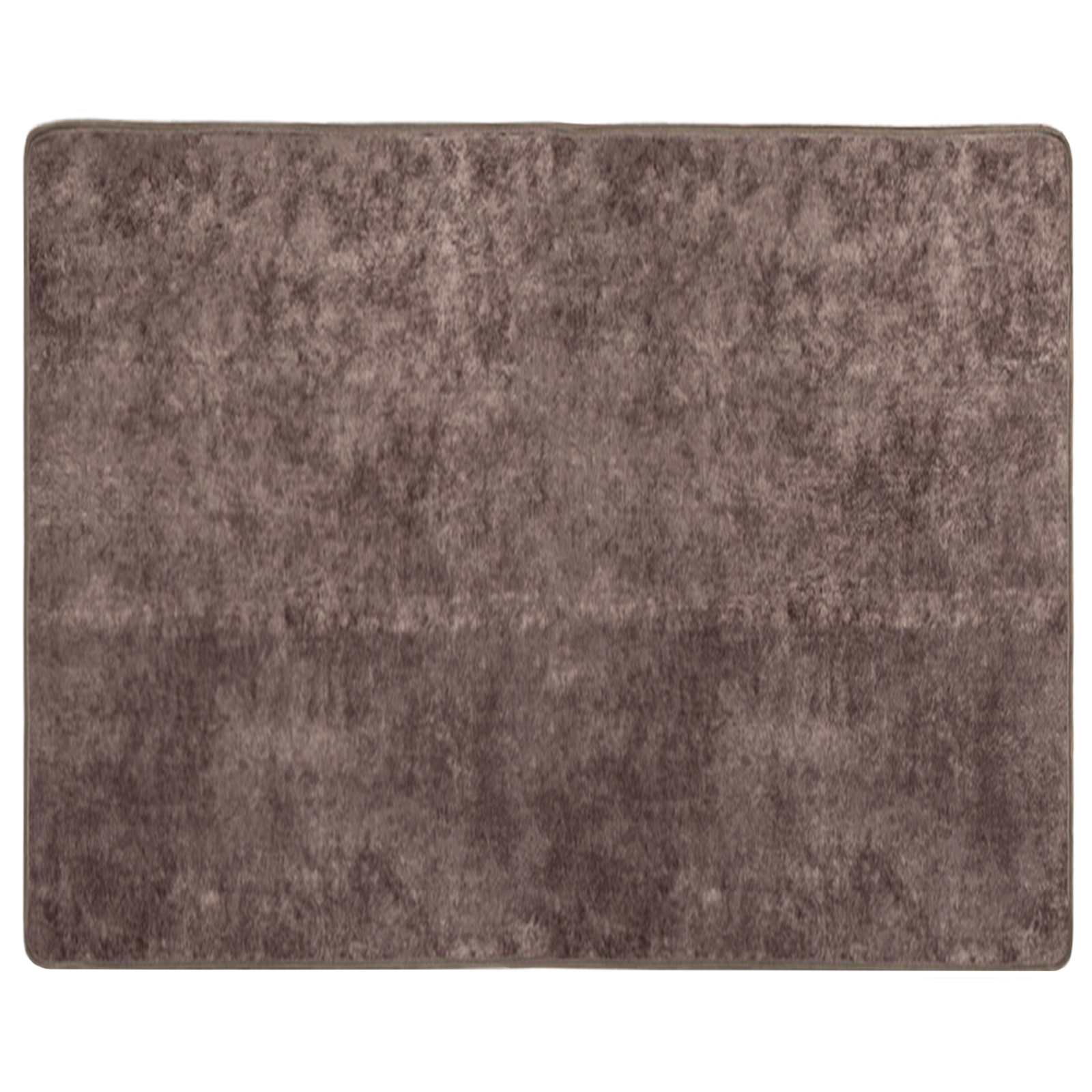 Runner Tappeto MARSA Grigio 80 x 100 cm Poliestere e PVC