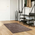 Runner Tappeto MARSA Grigio 80 x 150 cm Poliestere e PVC