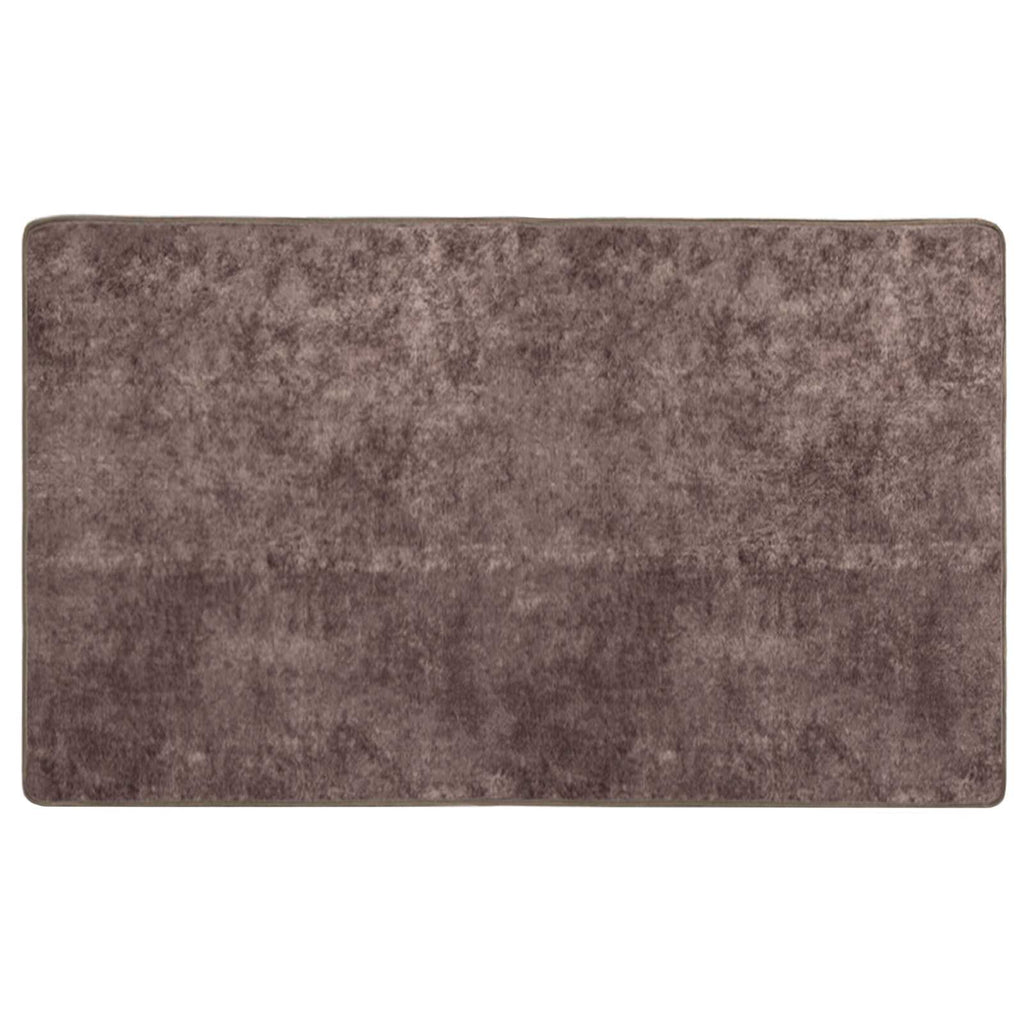Runner Tappeto MARSA Grigio 80 x 150 cm Poliestere e PVC