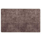 Runner Tappeto MARSA Grigio 80 x 150 cm Poliestere e PVC