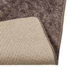 Runner Tappeto MARSA Grigio 80 x 350 cm Poliestere e PVC