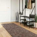 Runner Tappeto MARSA Grigio 80 x 350 cm Poliestere e PVC