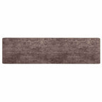 Runner Tappeto MARSA Grigio 80 x 400 cm Poliestere e PVC