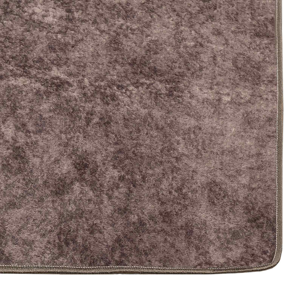 Runner Tappeto MARSA Grigio 80 x 450 cm Poliestere e PVC