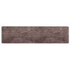 Runner Tappeto MARSA Grigio 80 x 450 cm Poliestere e PVC