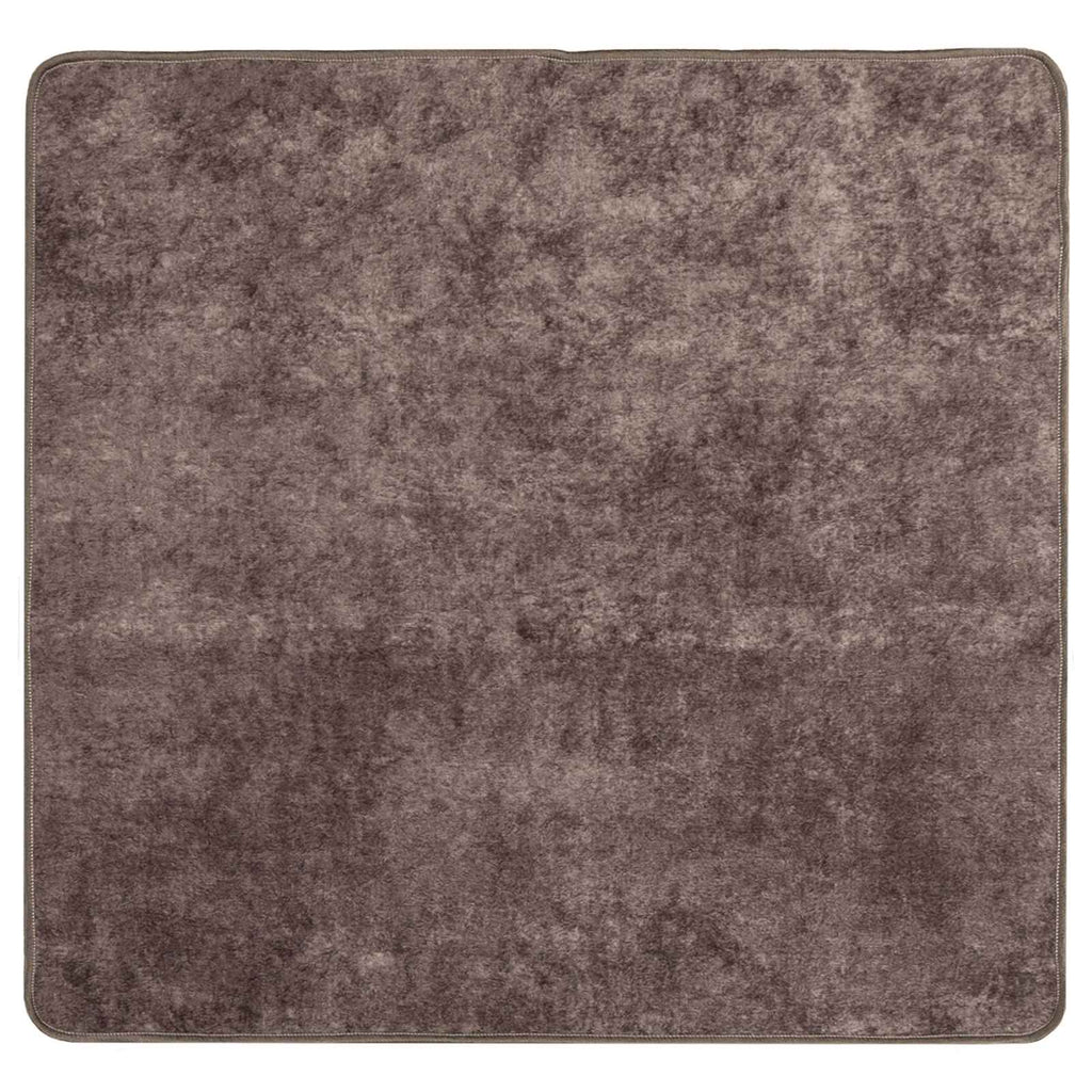 Runner Tappeto MARSA Grigio 100 x 100 cm Poliestere e PVC