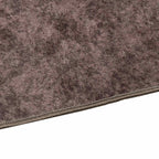 Runner Tappeto MARSA Grigio 100 x 150 cm Poliestere e PVC