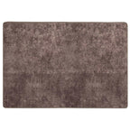 Runner Tappeto MARSA Grigio 100 x 150 cm Poliestere e PVC