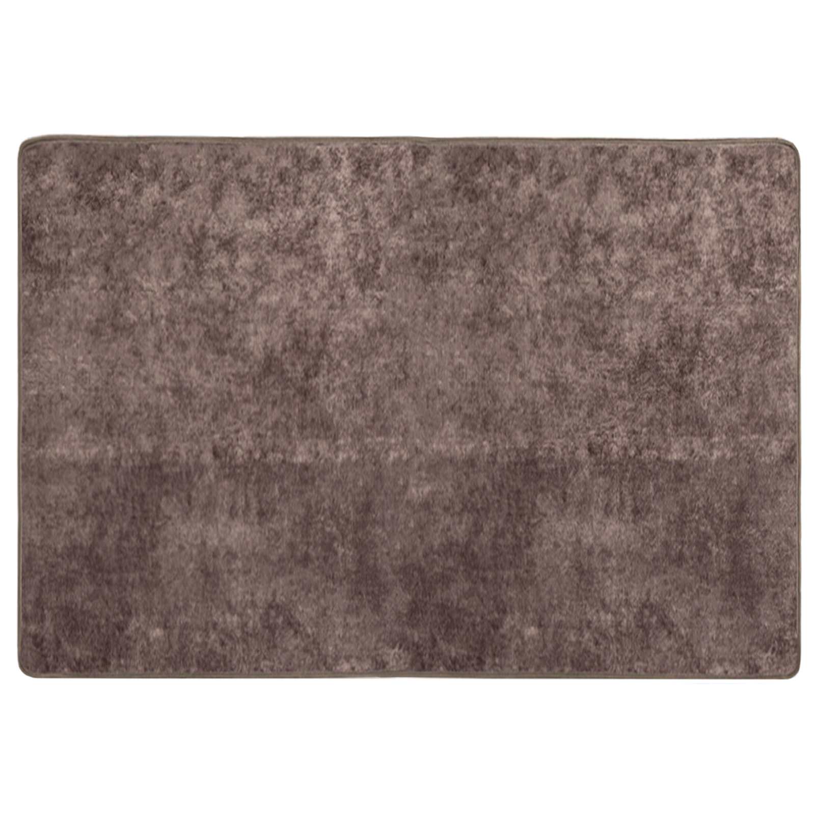 Runner Tappeto MARSA Grigio 100 x 150 cm Poliestere e PVC